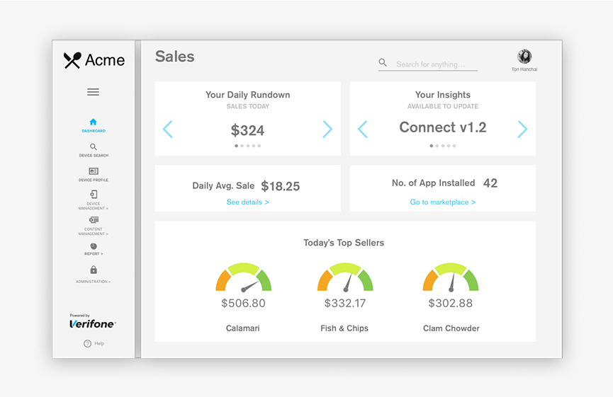 verifone – Ton Hanchai Portfolio