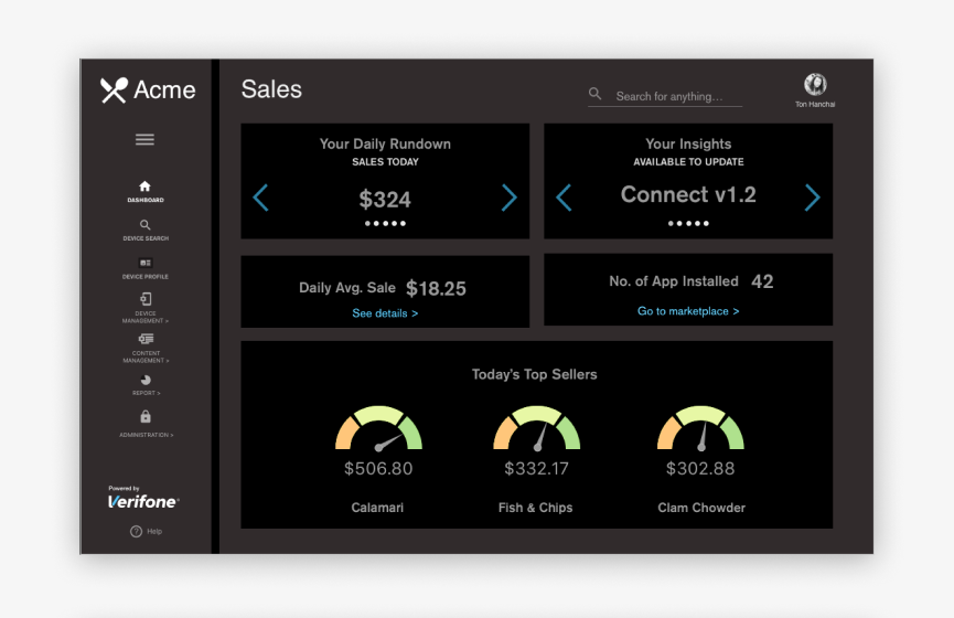 verifone – Ton Hanchai Portfolio