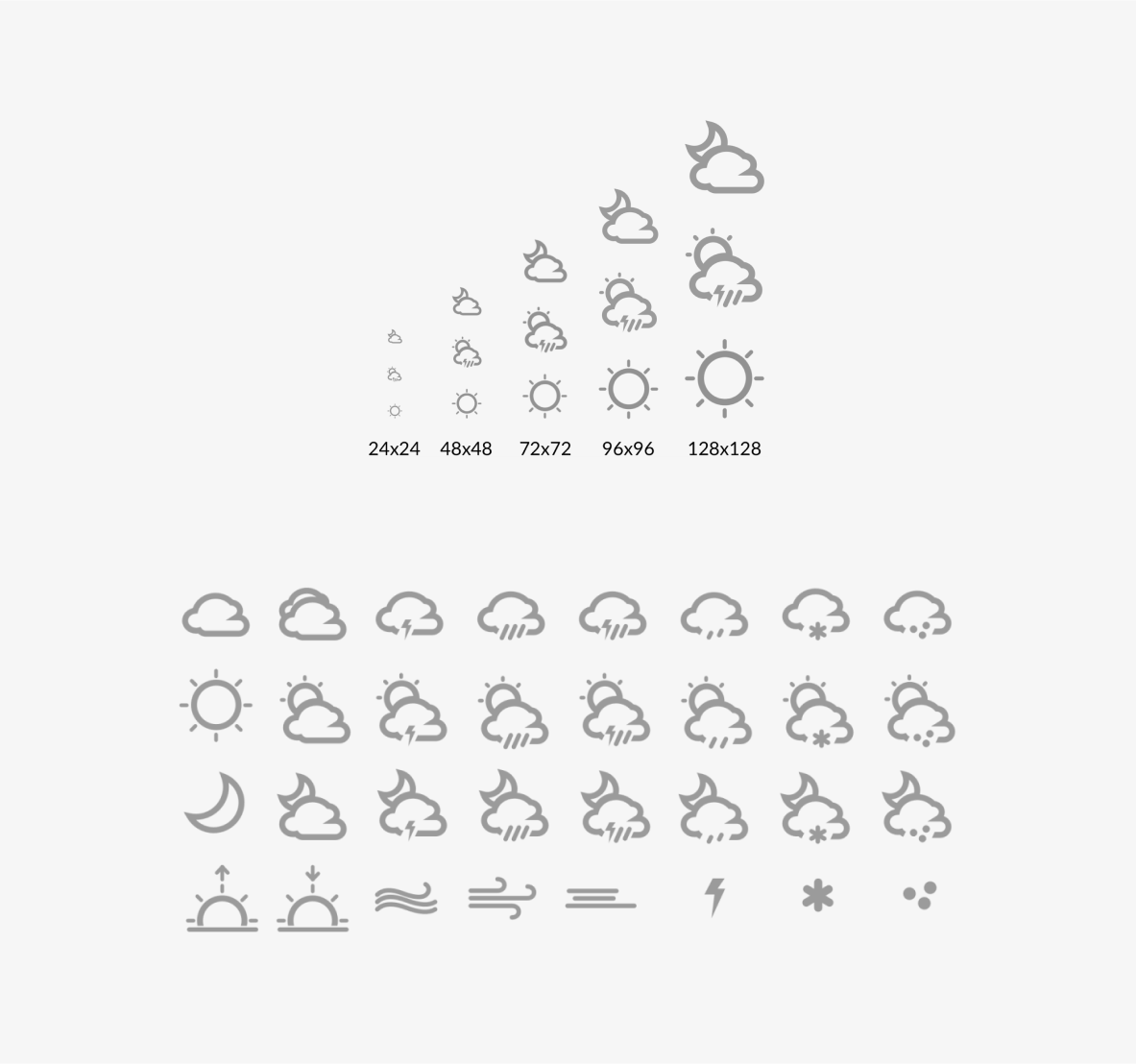 Weather Icons – Ton Hanchai Portfolio